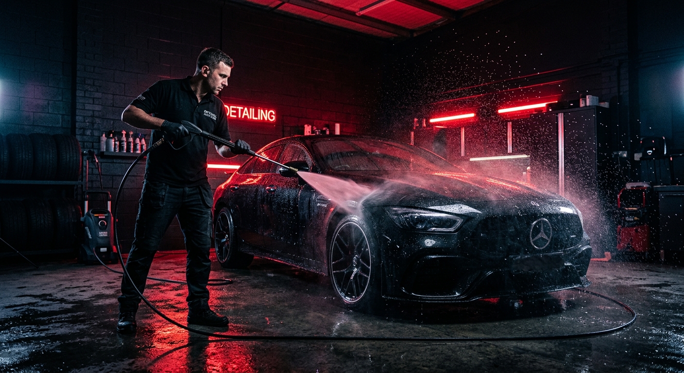 Professional car wash